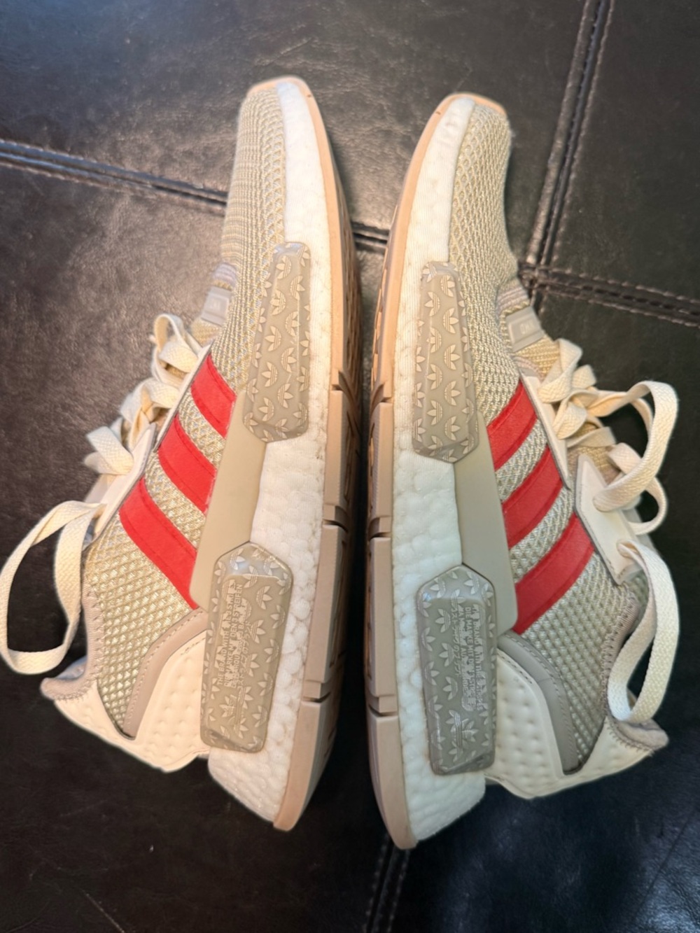 Adidas Originals NMD_G1 Shoes Wonder Beige Red Wonder White Men's size 7